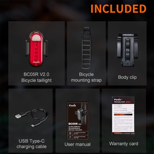 Cycling Flashlights And Headlamps Fenix BC05R V2.0 Bike Light | 15 Lumens - Image 6