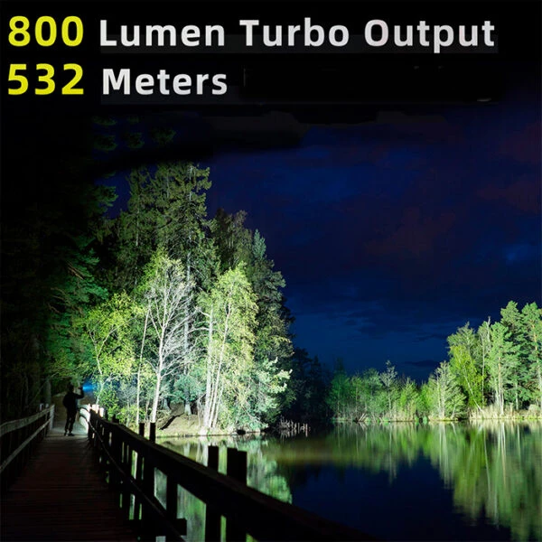 Boating Flashlights Klarus RS10 USB-C Rechargeable Spotlight And Floodlight | 800 Lumens - Image 3