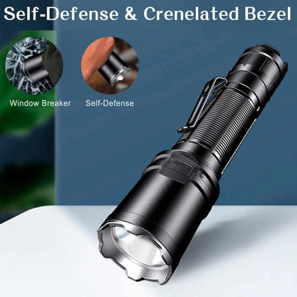 Boating Flashlights Klarus XT11R Compact Tactical Flashlight | 1300 Lumens - Image 6