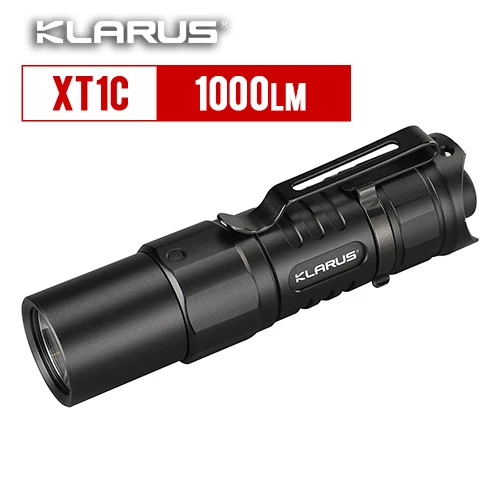 Boating Flashlights Klarus XT1C Small Rechargeable Flashlight | 1000 Lumens