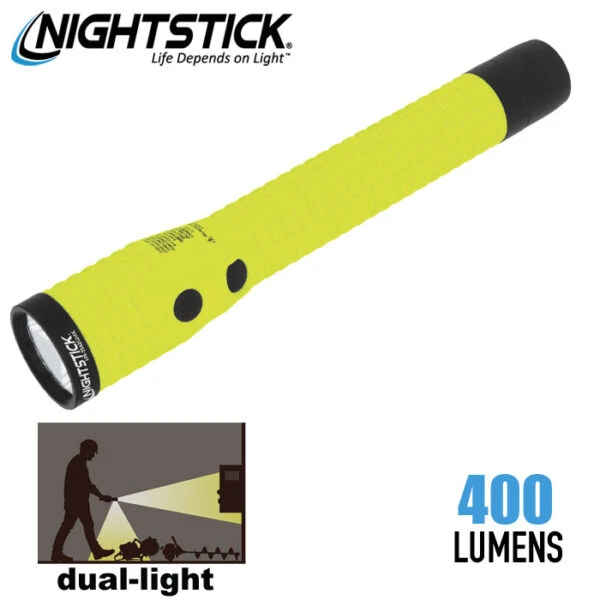 HVAC Nightstick Intrinsically Safe Rechargeable Flashlight XPR-5542GMX | 400 Lumens