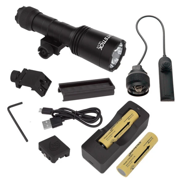 Flashlights For Outdoor Sports Nightstick Rechargeable Weapon Light LGL-170 | 1500 Lumens - Image 2