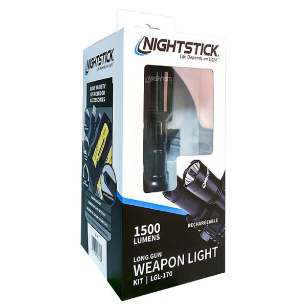 Flashlights For Outdoor Sports Nightstick Rechargeable Weapon Light LGL-170 | 1500 Lumens - Image 3