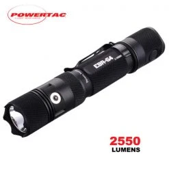 Boating Flashlights Powertac® E9R G4 Rechargeable Flashlight | 2550 Lumens