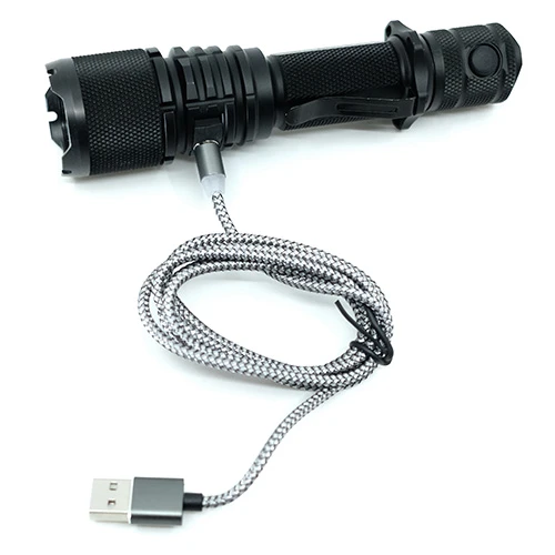 Boating Flashlights Powertac Warrior G4LT Long Throw Tactical Flashlight | Powertac Distributor - Image 3